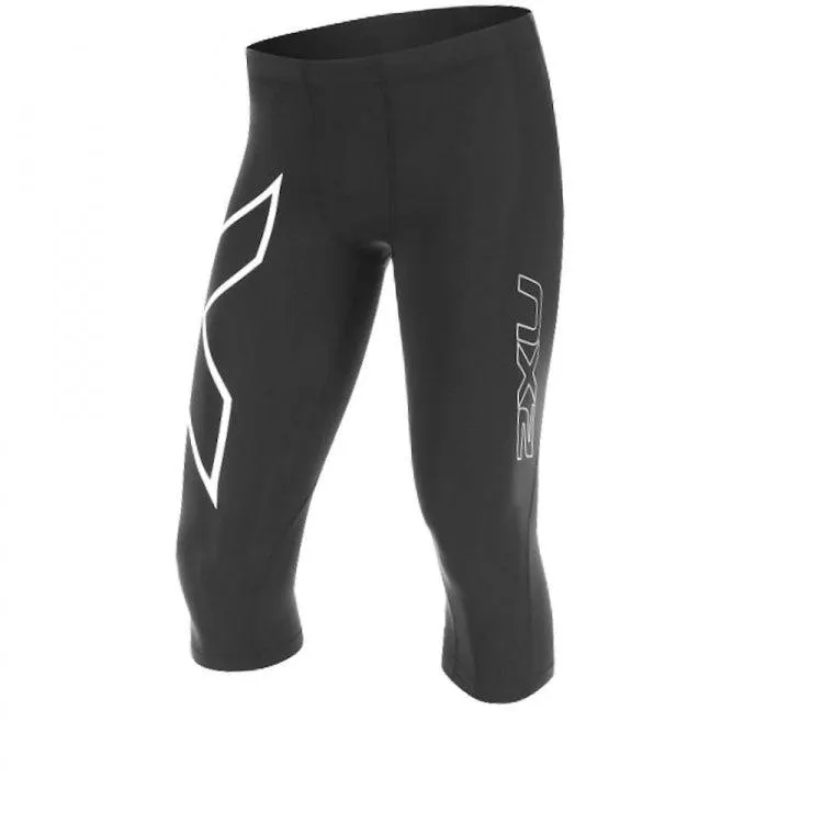 2XU 3/4 Compression Tights - Mens - Black/Silver