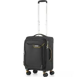 American Tourister Applite 4 Eco Small/Cabin 55cm Softside Suitcase Black 45822