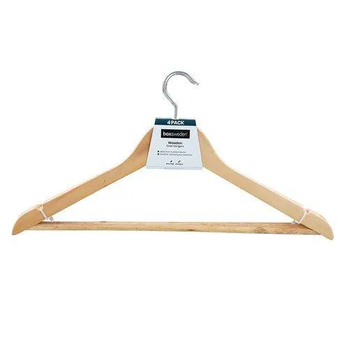 Wooden Hangers 4pk