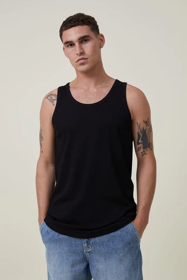 Loose Fit Rib Tank