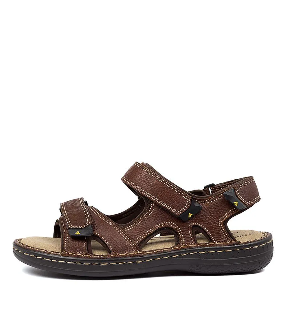 surmon cf dark brown tumble leather