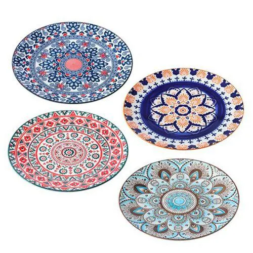 Moroccan Deco Ceramic Dinner Plate 26.5cm