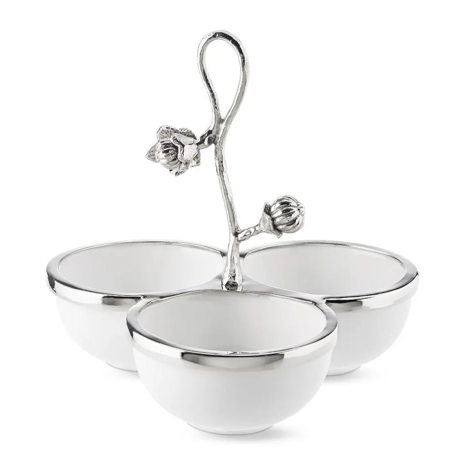 Autumn Vine 3-Condiment Bowl