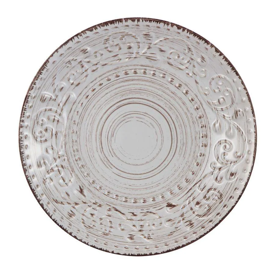 Rustic Fare Salad Plate Cream