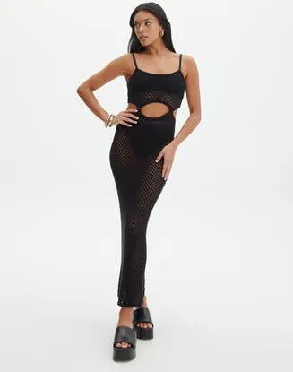Knit Maxi Cut Out Dress