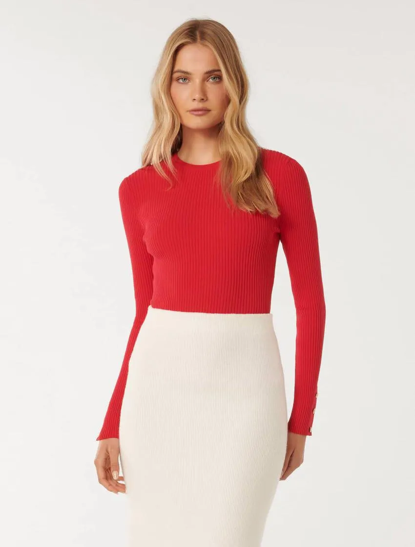 Della Rib Knit Jumper