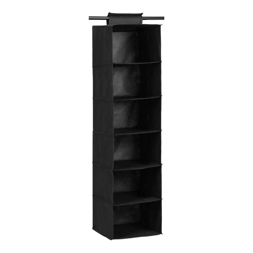 Mode Hanging Organiser 6 Shelf 2 Asstd