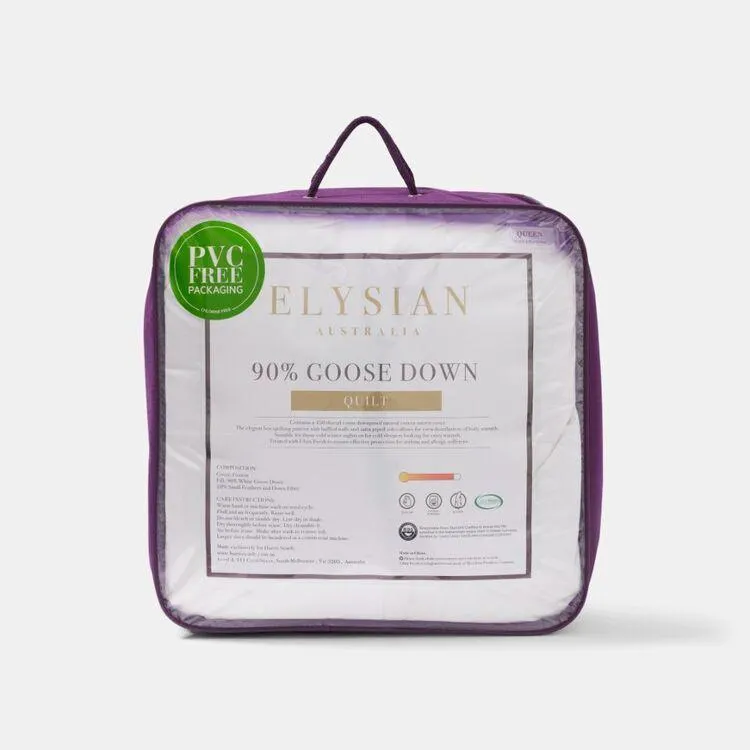 Elysian 90/10 Goose Down Quilt White
