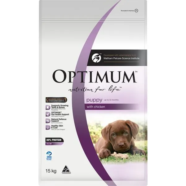 OPTIMUM - Puppy with Chicken Dry Dog Food (15kg)