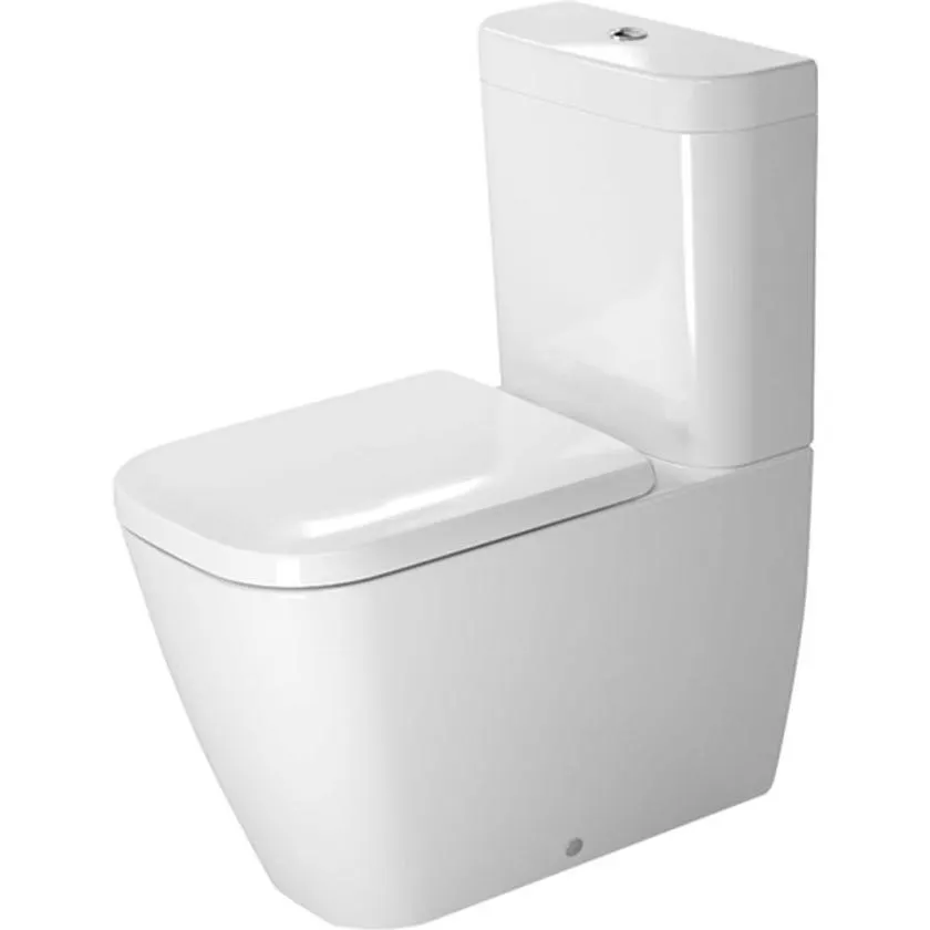 Duravit D4100900P Happy D.2 Back to Wall Toilet Suite - Back Entry / S Trap