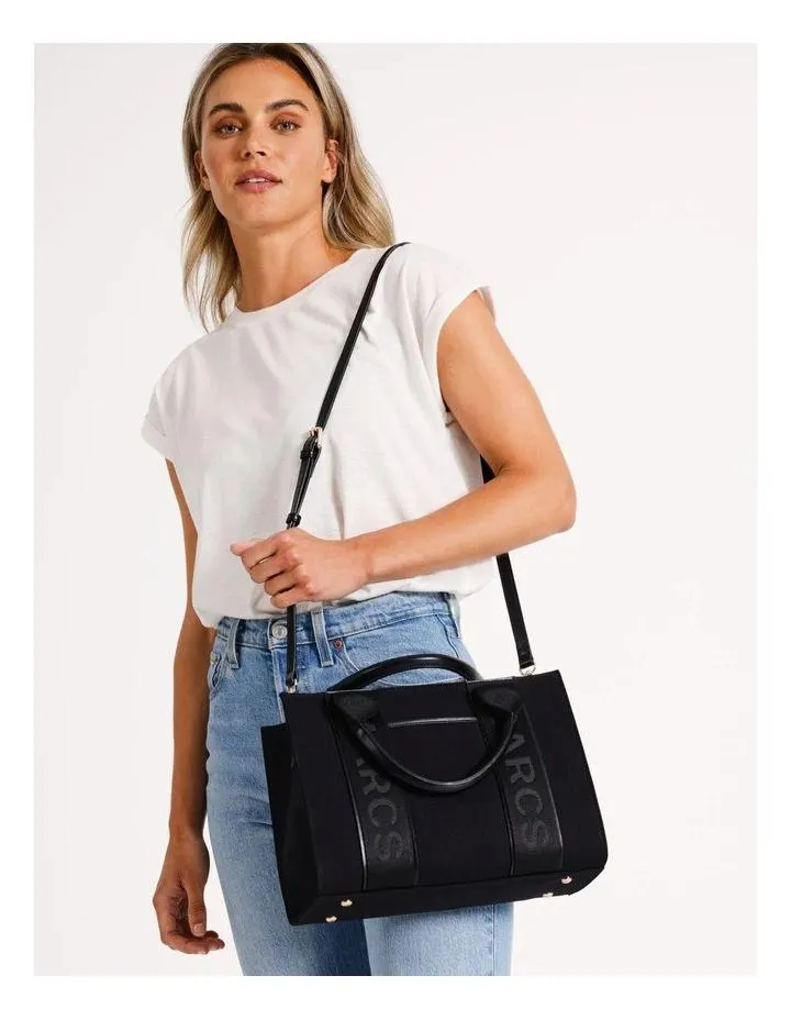 Barbados Nero Tote Bag in Black