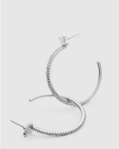 Reflection Hoop Earrings