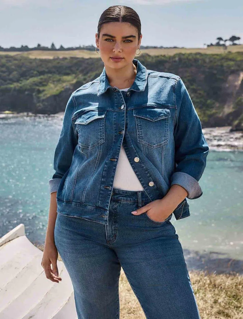 Jamie Curve Denim Jacket