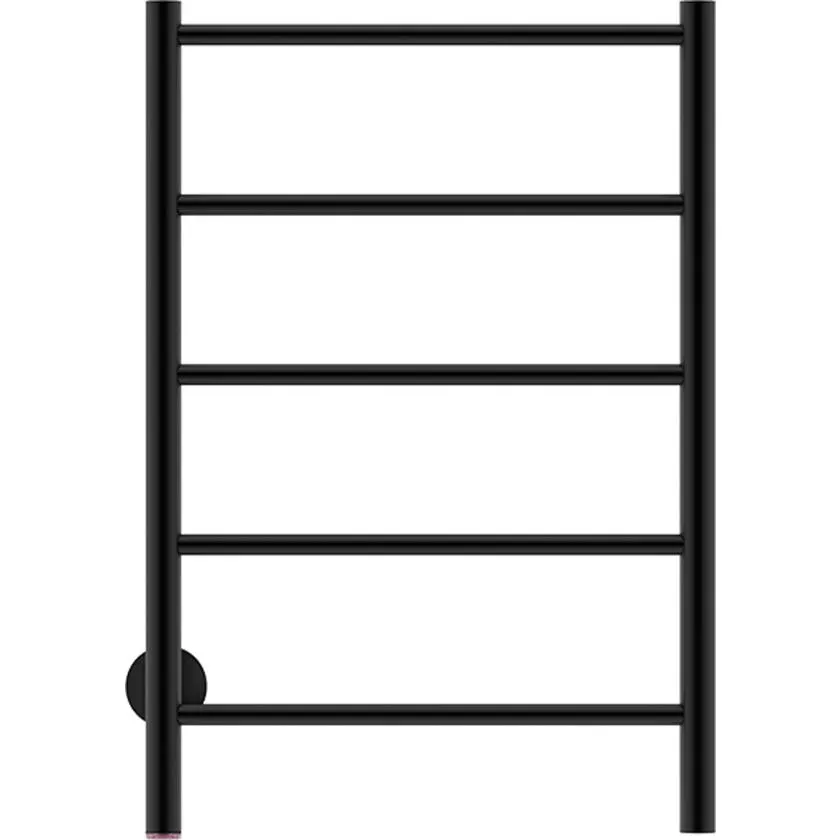 Bathroom Butler NAT05221PTSMBLK Natural Collection Matte Black Stainless Steel Heated Towel Rail