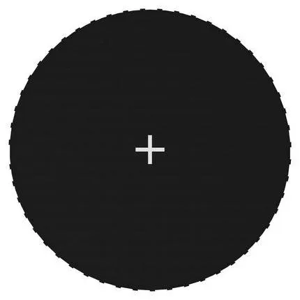 vidaXL Jumping Mat Fabric Black for 10 Feet/3.05 m Round Trampoline