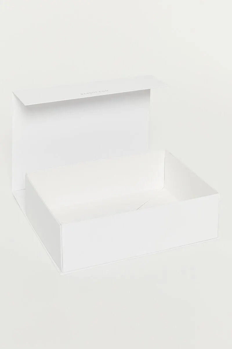 large gift box in white