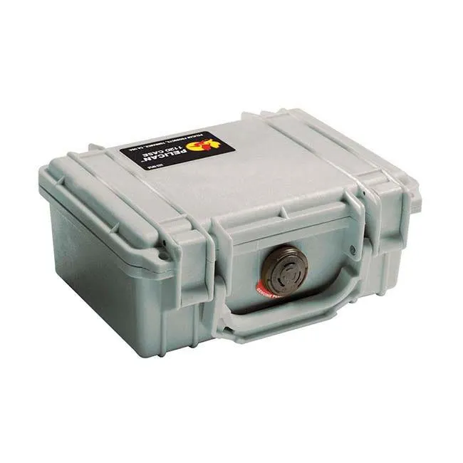 Pelican 1120 Silver Case with Foam