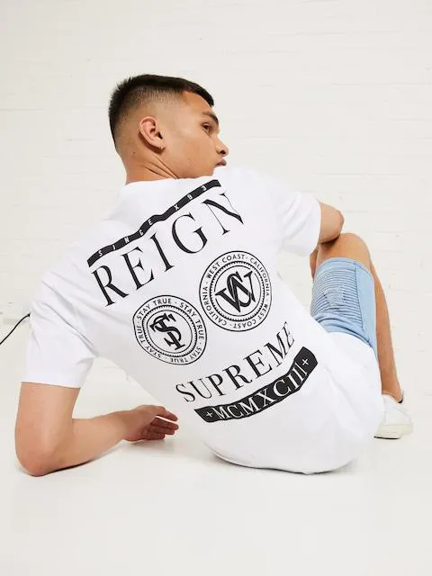 White Urban Reign Supreme Tee
