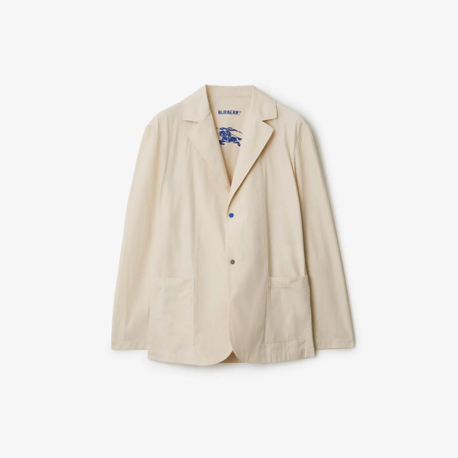 Cotton Blend Tailored Jacket