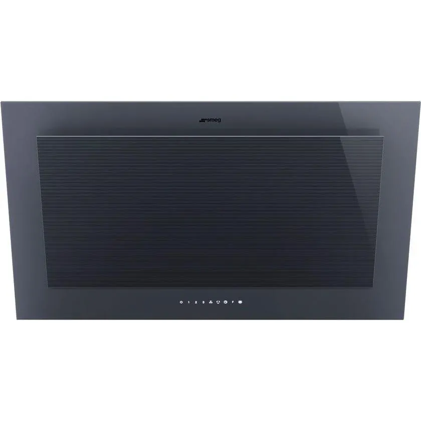 Smeg KV194G Linea 90cm Neptune Grey Wall Mounted Rangehood
