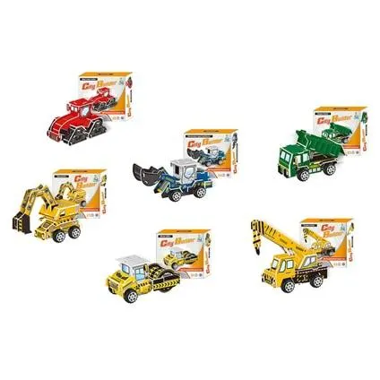 3D Paper Puzzle - City Builder Set of 6