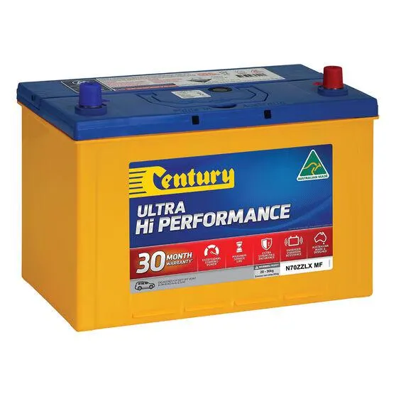 Century Ultra Hi Performance 4WD Battery N70ZZLX MF