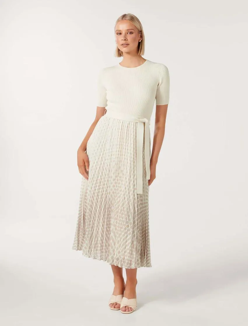 Penelope Half-Sleeve Knit Dress