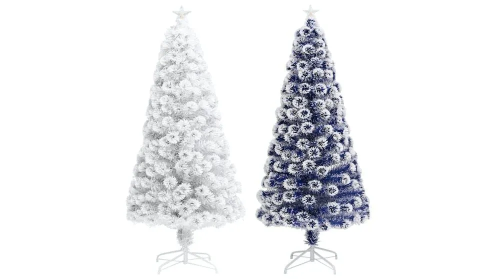 vidaXL Artificial Christmas Tree with LED Fibre Optic