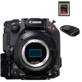 Canon C300 Mark III body + 512GB CFExpress card & reader