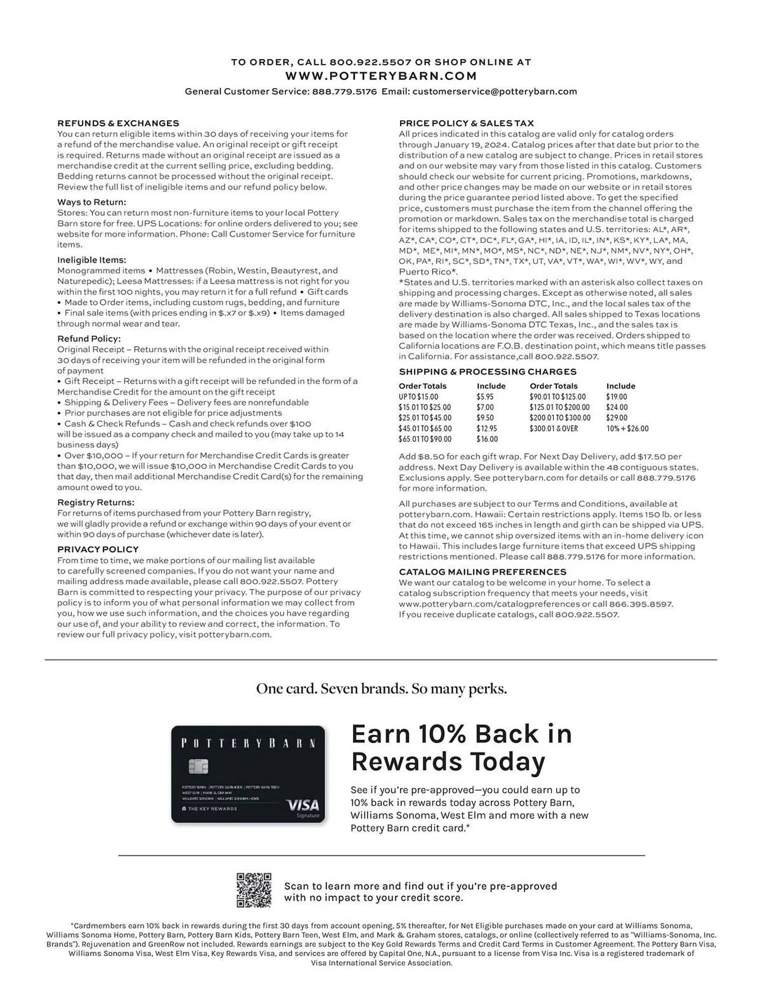 Pottery Barn flyer from February 1 to May 1 2024 - flyer page 50