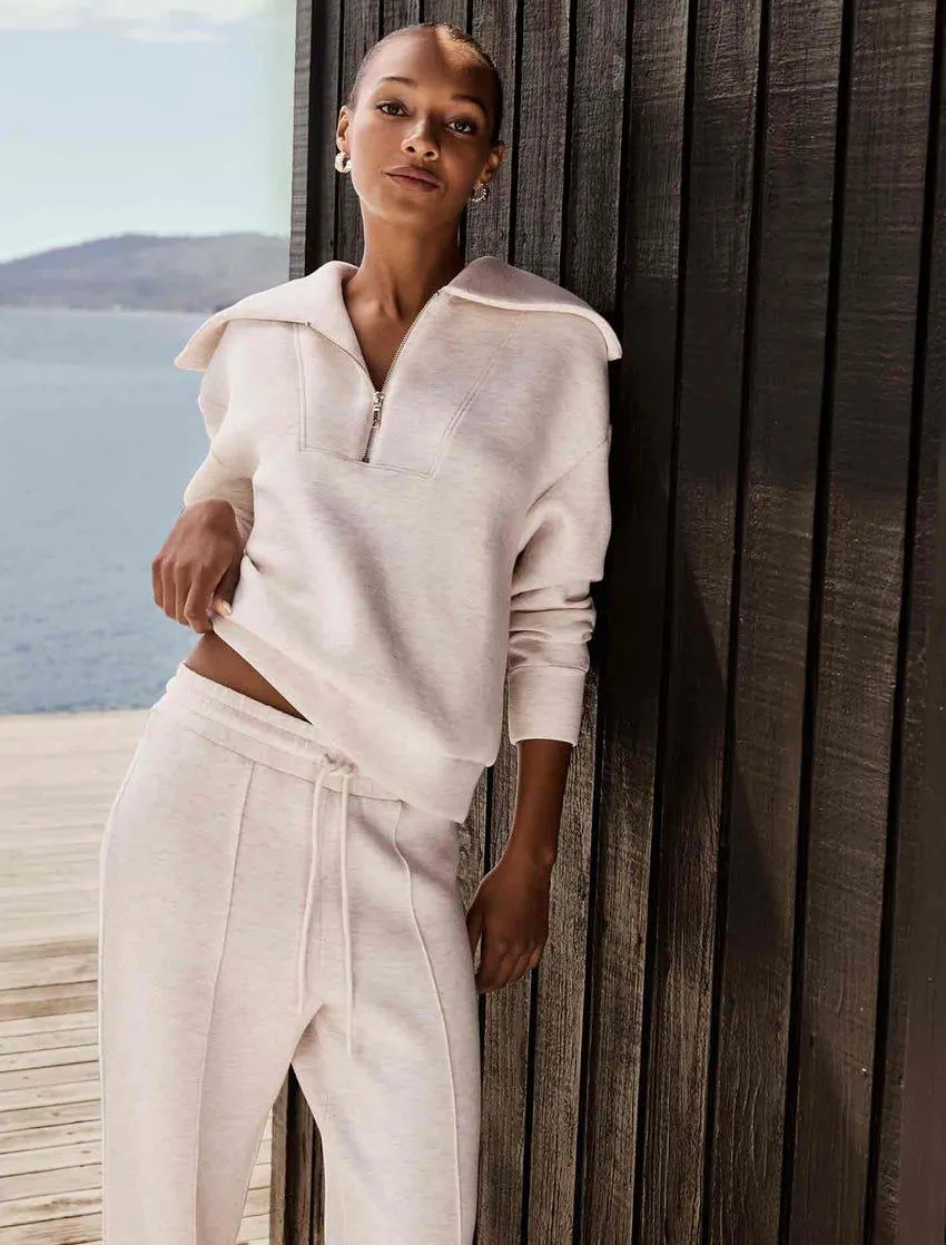 Tiana Lounge Zip-Front Sweatshirt