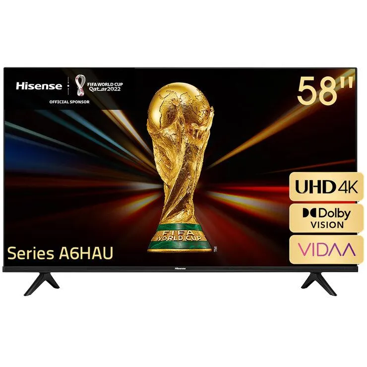 Hisense 58 Inch UHD 4K Smart TV 58A6HAU