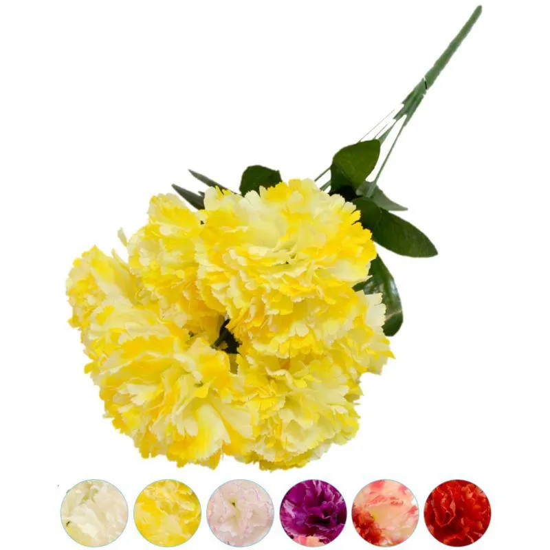Artificial Carnation Bunch 45cm