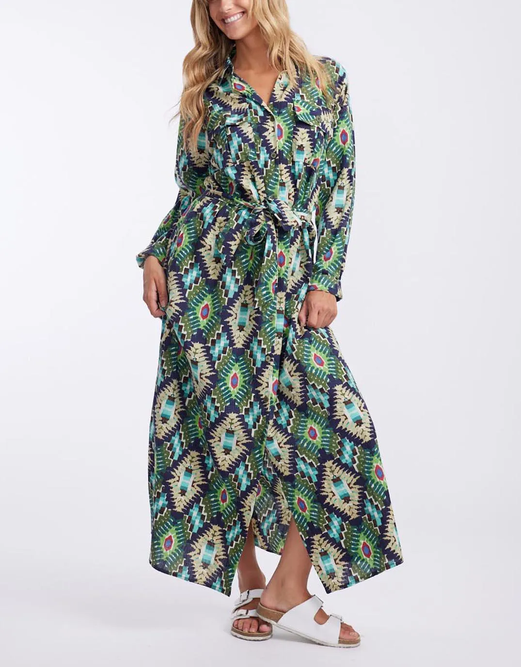 Bistro Dress - Forest Green