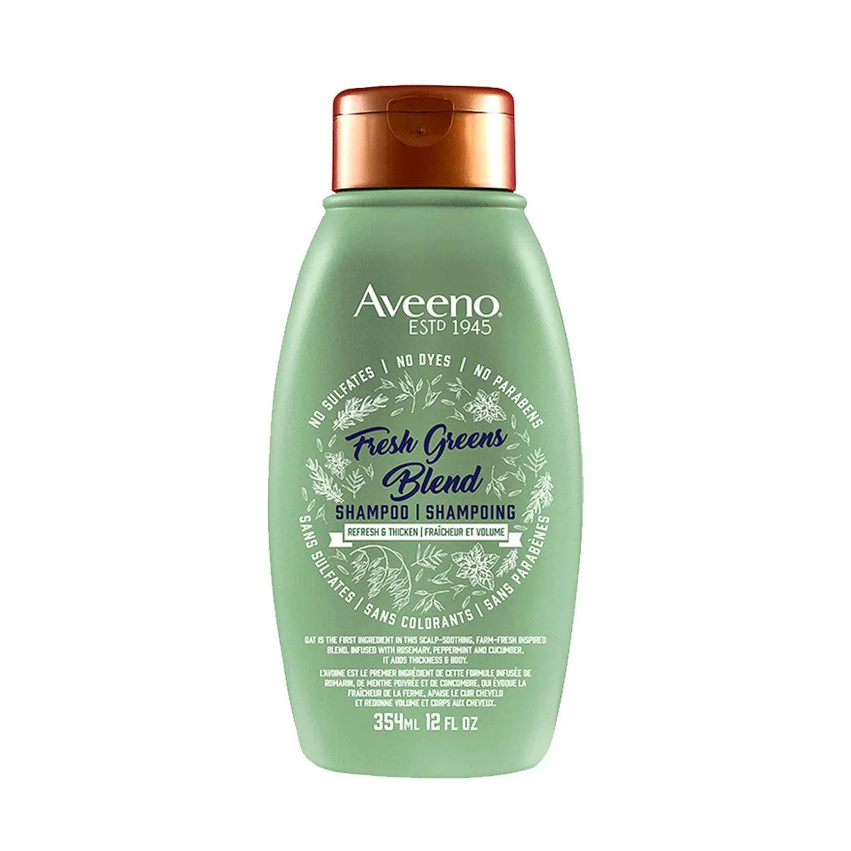 Aveeno Shampoo Fresh Greens 354mL