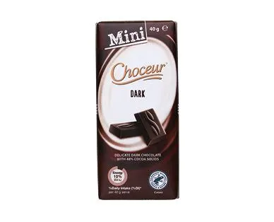 Choceur Dark Mini Chocolate Bars 5 x 40g
