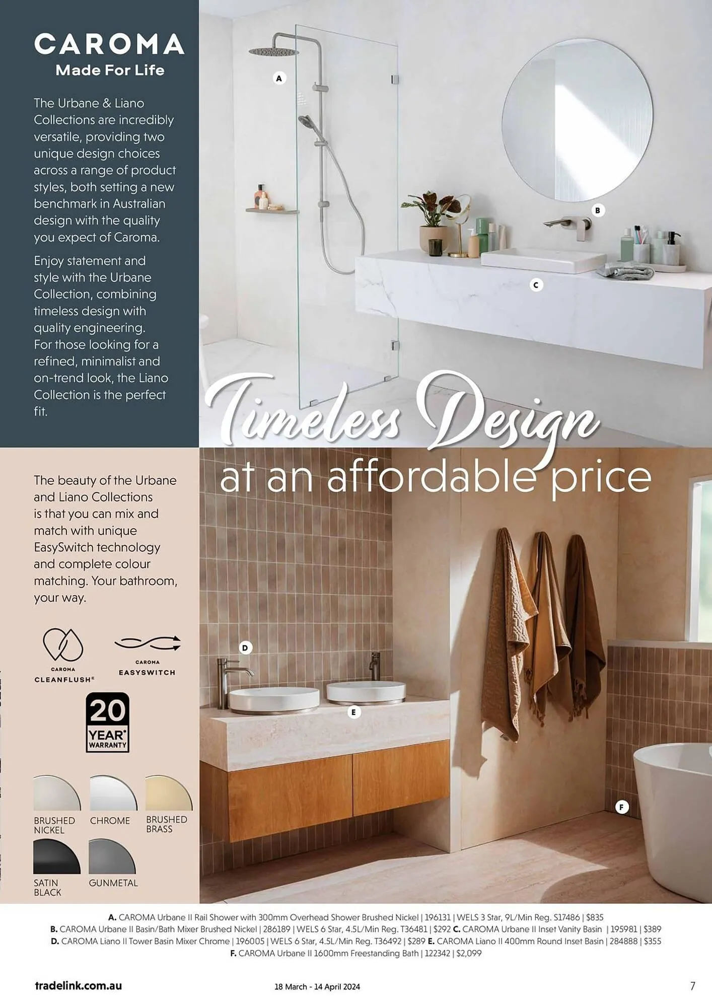 Tradelink catalogue - Catalogue valid from 19 March to 14 April 2024 - page 7