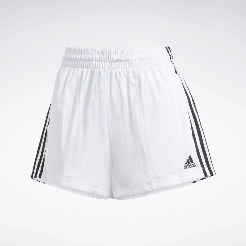 ADIDAS ESSENTIALS 3-STRIPES WOVEN SHORTS - WHITE