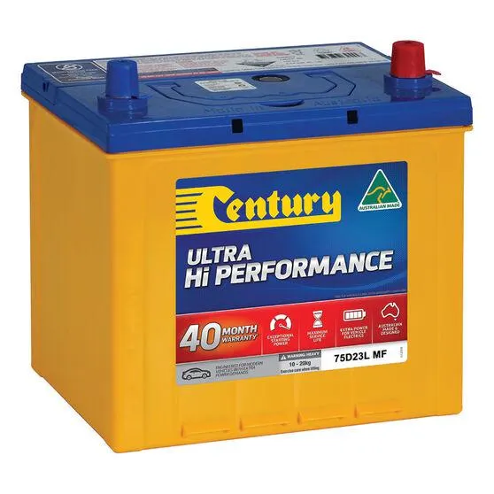 Century Ultra Hi Performance Car Battery 75D23L MF