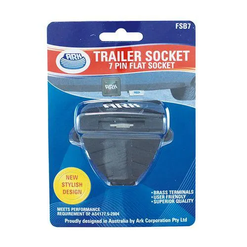 Trailer Socket Ark 7 Pin Flat Socket Fsb7