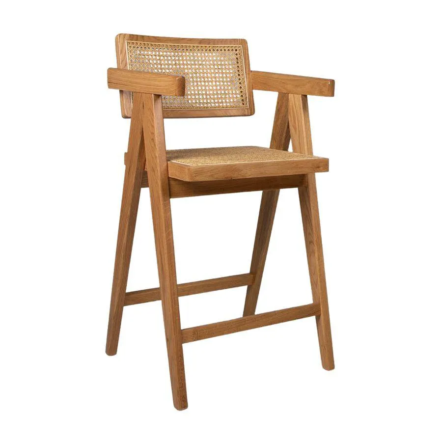 Antoine Oak Counter Stool