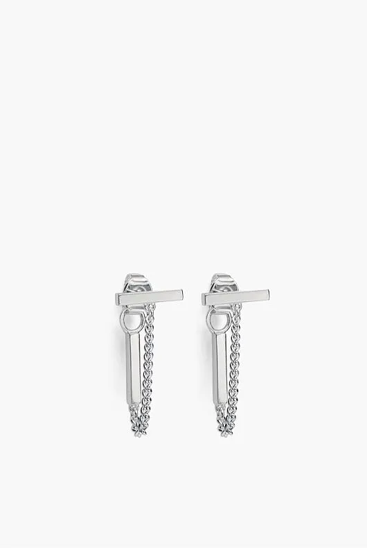 Bar Chain Stud