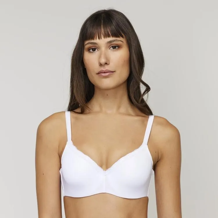 Sash & Rose Women's Essential Underwire T-Shirt Bra White