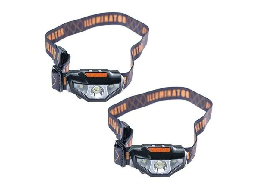 2x Illuminator LED Head Torch