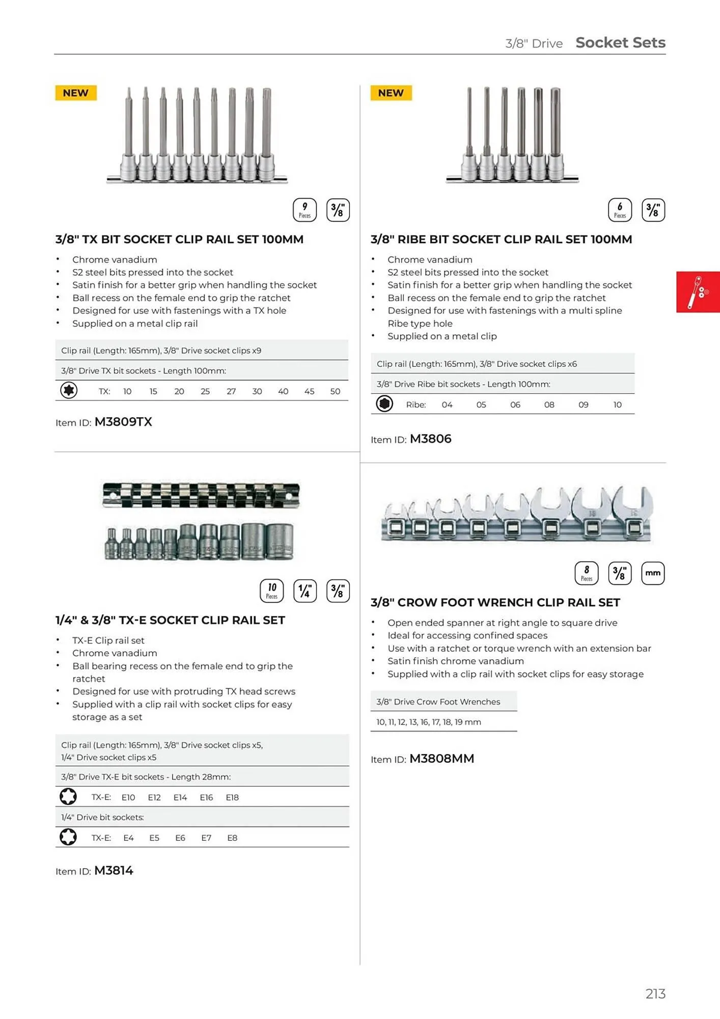 Teng Tools catalogue - Catalogue valid from 24 April to 31 December 2024 - page 214
