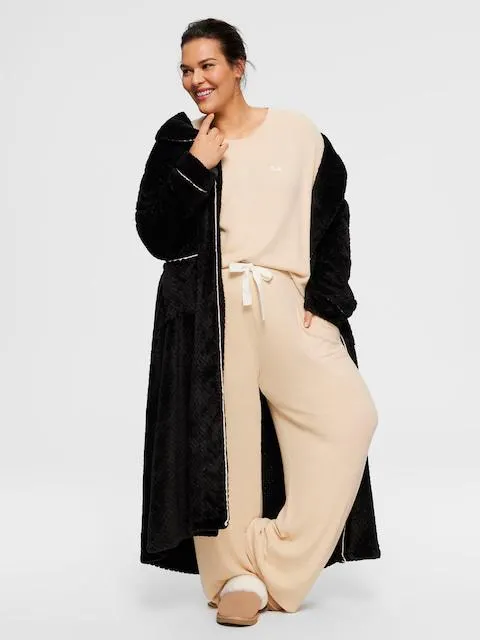 P.A. Plus Caramel Rib Wide Leg Pj Pant