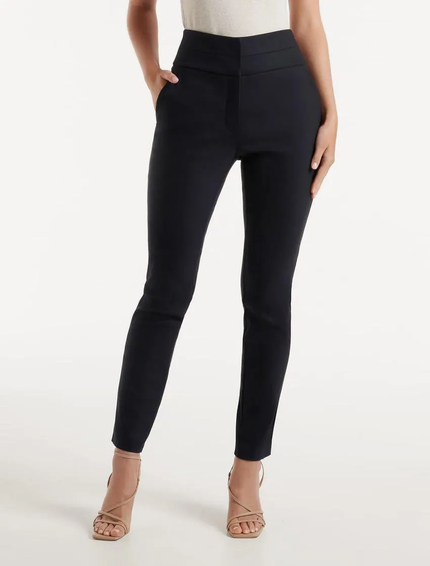 Georgia High-Waist Full-Length Pants