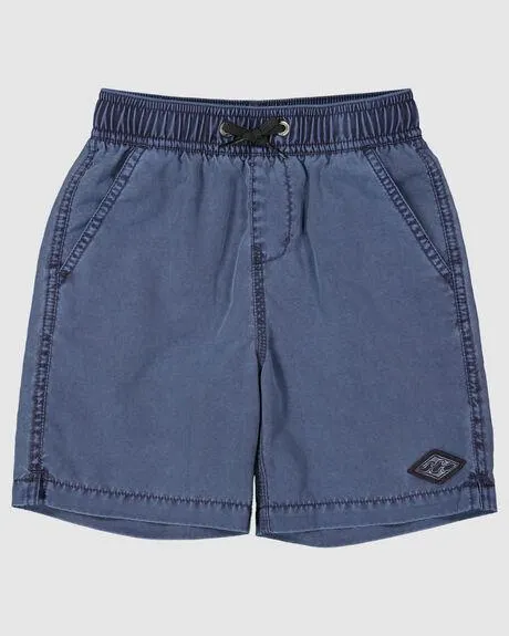 Boys 0-7 All Day Overdye Layback Boardshorts 13""