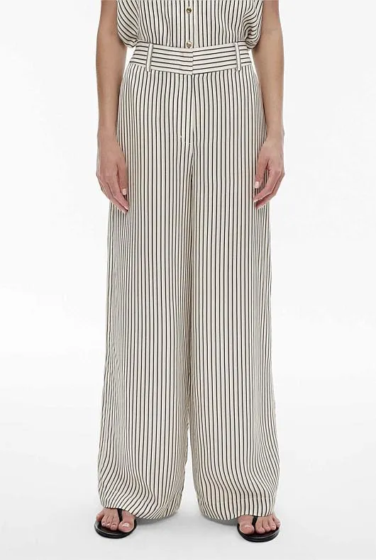 Viscose Stripe Palazzo Pant