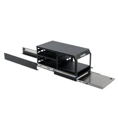 Kings Pantry Slide | Pull-Out Camp Kitchen | In-Built Table | Three Storage Compartments | Inc. Heavy-Duty Mounts + Runners